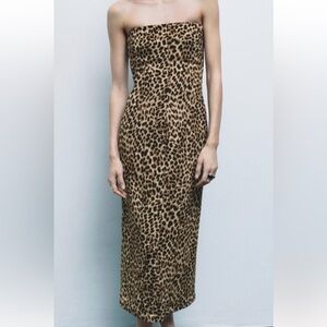 NWT Zara limited edition Chetan print midi dress